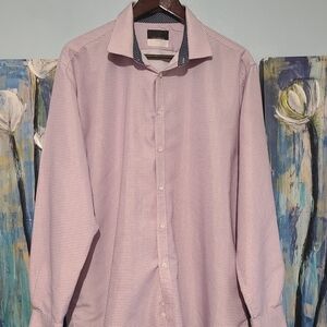 Calabrum London, XL 17_171/2, Blue/Red Graphic Pattern